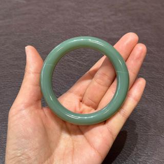 和田玉碧玉鸭蛋青55