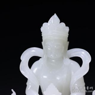 和田玉白玉佛